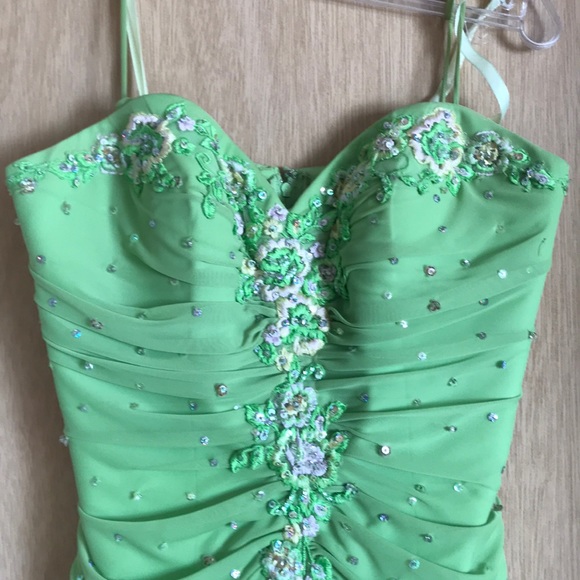 Mori Lee By Madeline Garner ruched dress - Picture 2 of 8